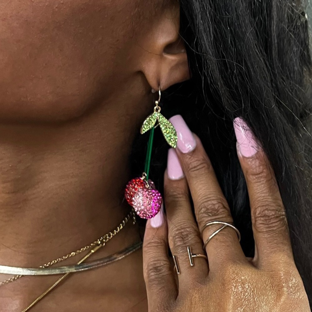 Cherry earrings